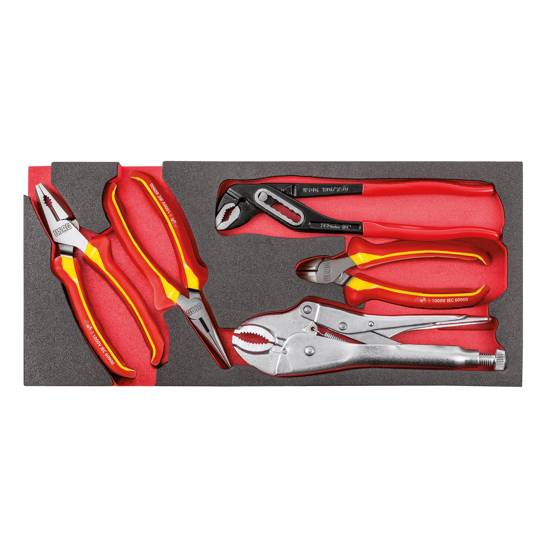 519 M 085EX | Modulo in spugna bicolore assortito (5 pz) - Usag - U05191010 519 M 085EX | Modulo in spugna bicolore assortito (5 pz) - Usag - U05191010